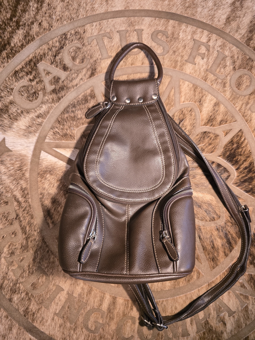 Nine West Brown Mini Backpack